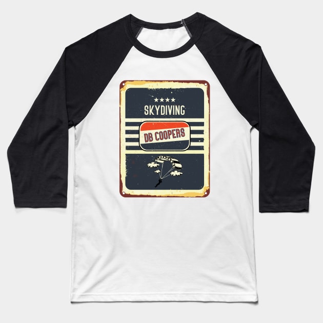 sky diving db coopers Baseball T-Shirt by ElRyan